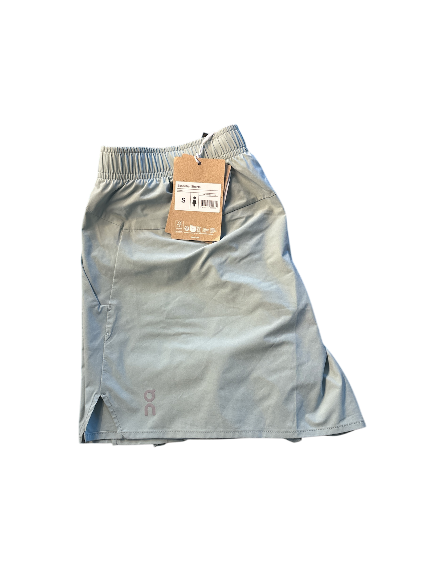 On Cloud Mens Regular fit Bermuda Shorts Shorts Small Green Solid