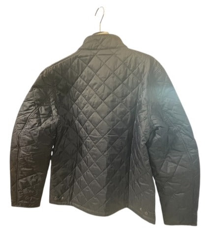 Barbour Mens Regular fit Linden Quilted Coat Medium Blue Solid