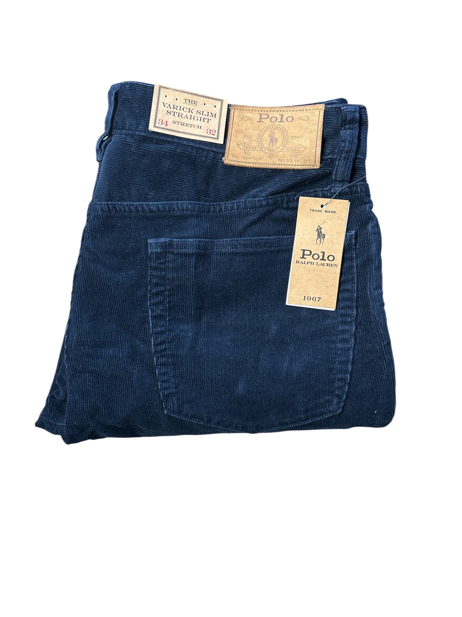Polo Ralph Lauren Mens Varick Slim Straight Pants Blue 34 x 32