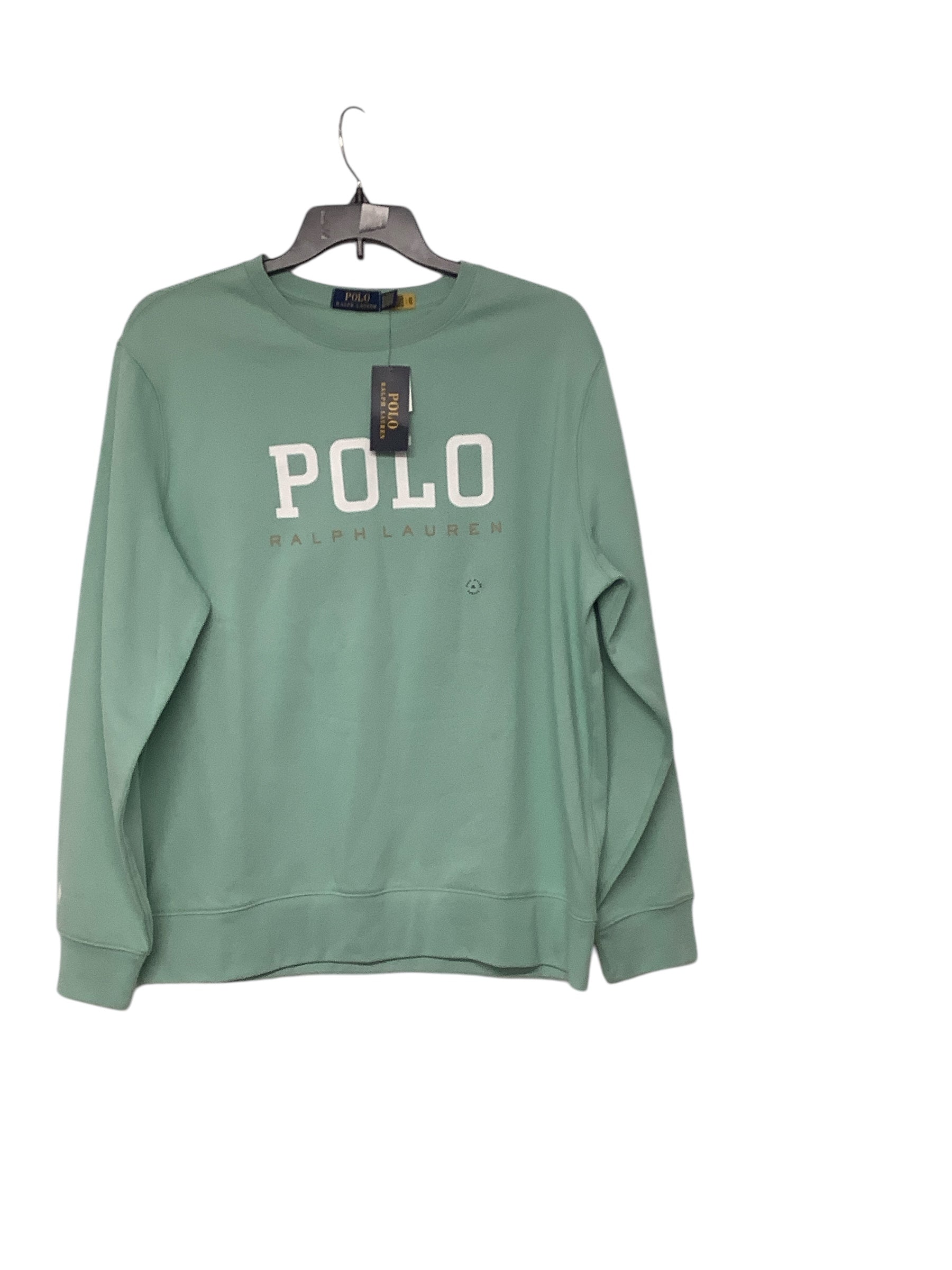 Polo Ralph Lauren Mens Regular Fit Crewneck Sweatshirt XL Green Solid