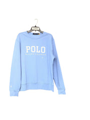 Polo Ralph Lauren Mens Regular Fit Crewneck Sweatshirt Large Blue Solid