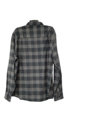 The American Outdoorsman Mens Regular Fit Long Sleeve Button Up Shirt XL Grey