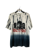 Hybrid Apparel Mens Regular Fit Short Sleeve T Shirt XL White Boyz N Tha Hood
