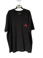 Tommy Bahama Mens Regular Fit Short Sleeve T Shirt Shirt XXXL Black Solid