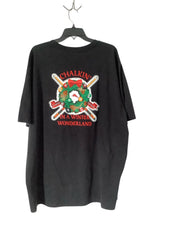 Tommy Bahama Mens Regular Fit Short Sleeve T Shirt Shirt XXXL Black Solid
