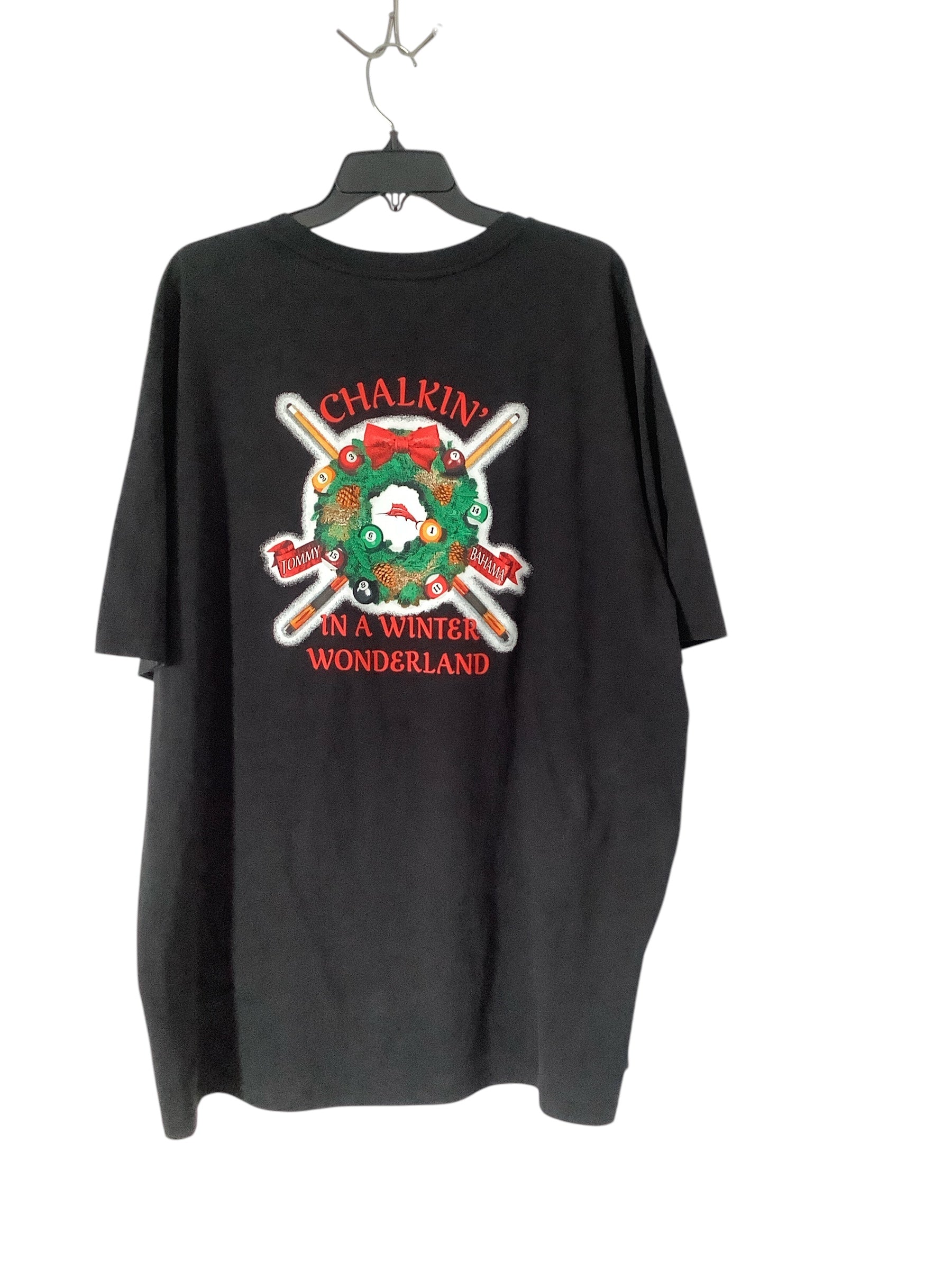Tommy Bahama Mens Regular Fit Short Sleeve T Shirt Shirt XXXL Black Solid
