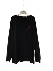 Polo Ralph Lauren Mens Classic Fit Long Sleeve T Shirt Shirt XXL Black Solid