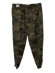 Galaxy By Harvic Mens Regular Fit Pants Cuffed Pants XXL Green Camouflage