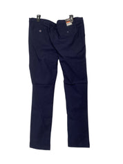 Galaxy By Harvic Mens Regular Fit Casual Pants 36 x 32 Blue Solid