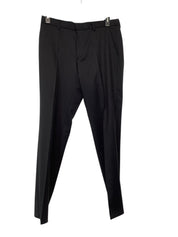 Hugo Boss Mens Regular Fit  Dress Suit Pants 32 x 32 Black Solid
