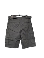 Rugged Trail Mens Regular Fit 10" Cargo Shorts 34 Grey Solid