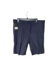 Galaxy By Harvic Mens Regular fit Casual Shorts 38 Navy Blue Solid