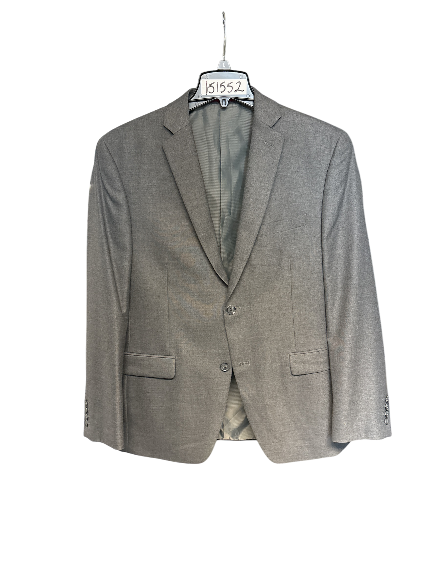 Alfani Menss Slim fit Sport Coat Blazer 40 R Grey Stretch