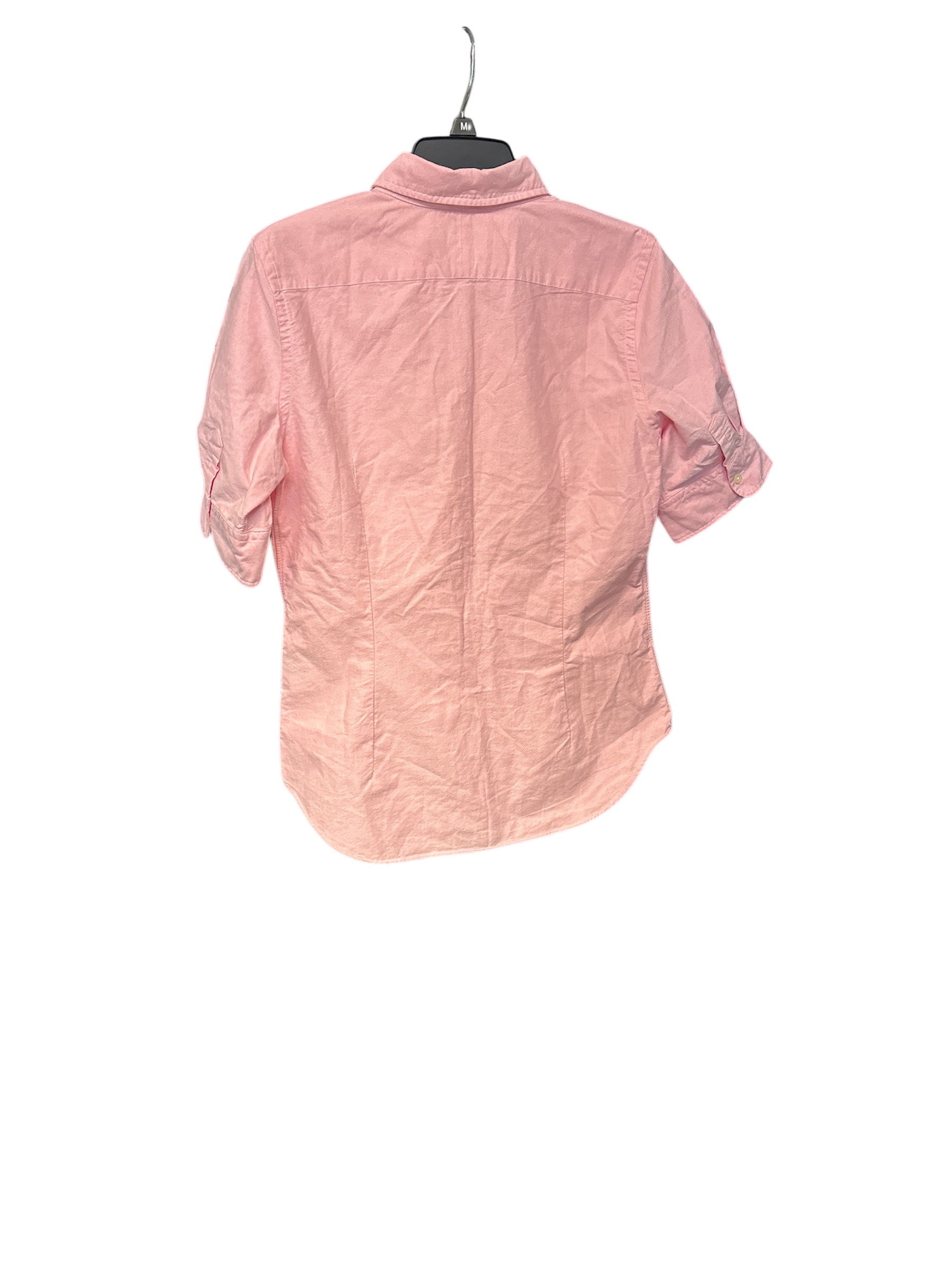 Polo Ralph Lauren Men's Short Sleeve Button Down Shirt Pink Large