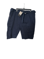 Blu rock Mens Regular fit Cargo Shorts 42 Blue Solid
