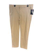 Galaxy By Harvic Mens Slim Fit Tan Chino Pants 36 x 30