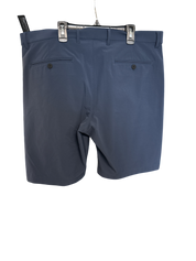Theory Mens Regular fit Chino Shorts 33 Blue Solid