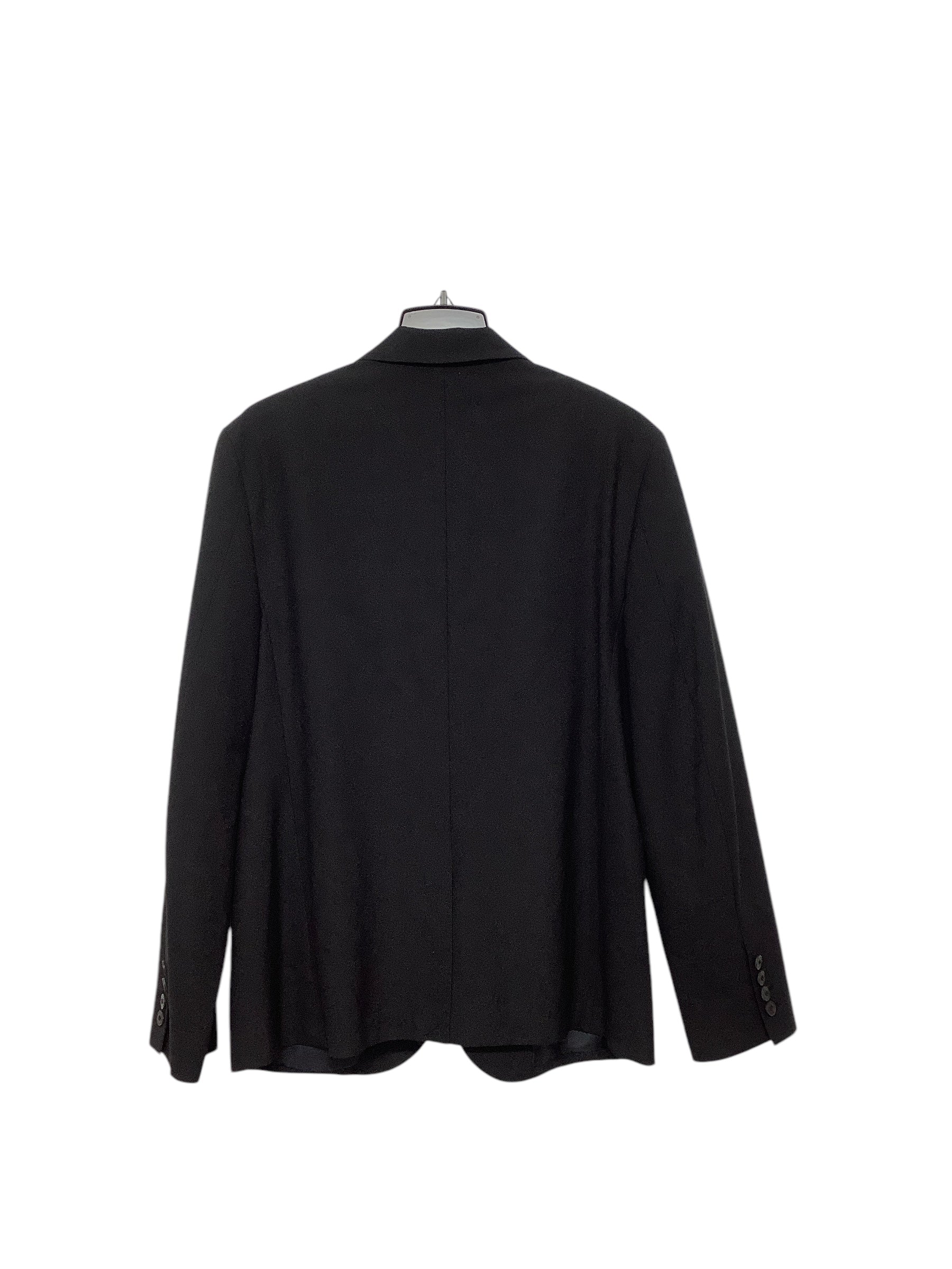 Calvin Klein Mens Classic Fit Suit Jacket Large Black Solid