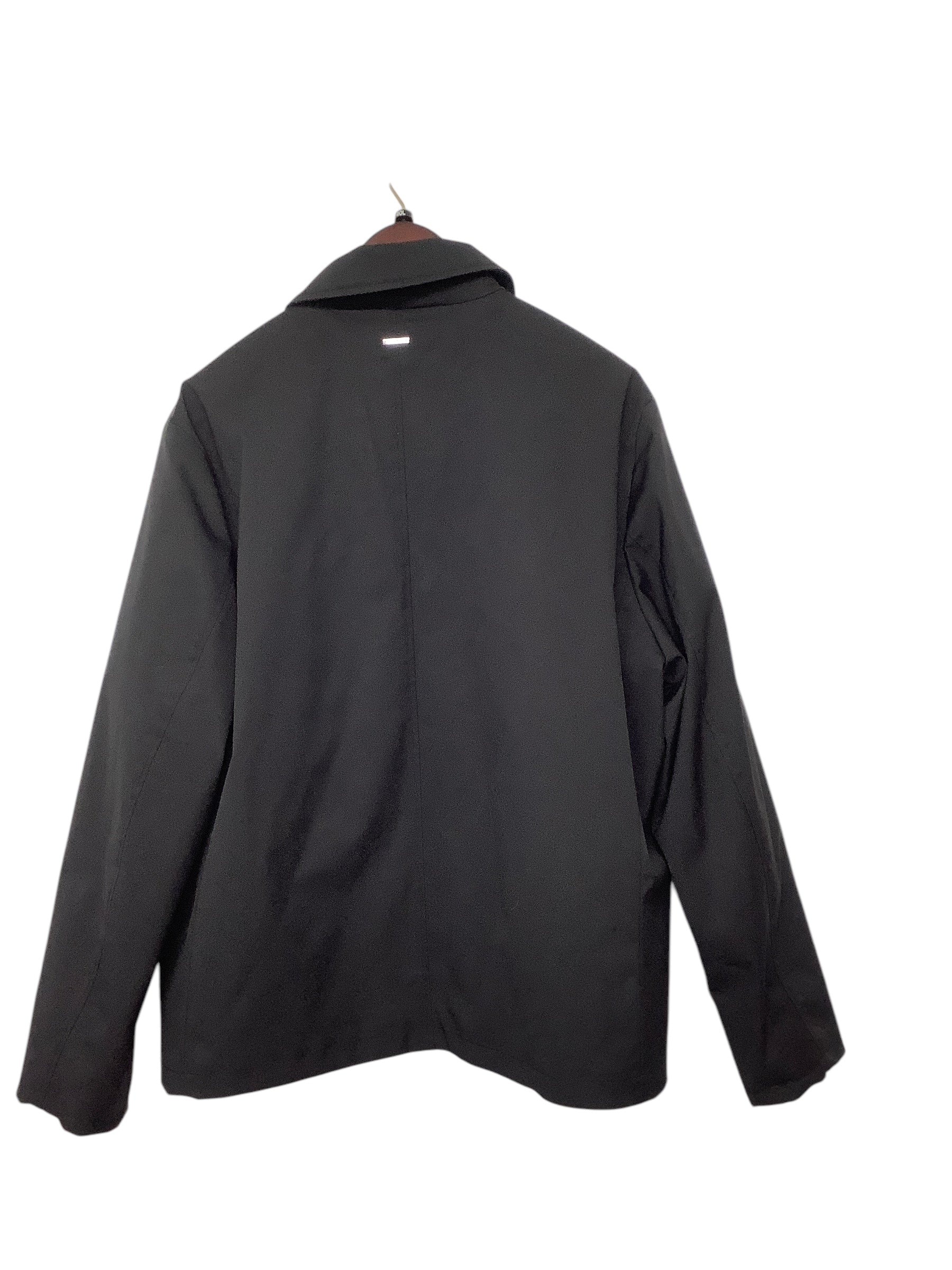 Calvin Klein Mens Full Zip Jacket XXL Black Solid