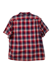 Polo Ralph Lauren Mens Classic Fit Short Sleeve Button Up Shirt XL Red Plaid