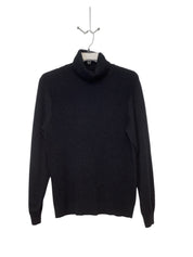 Club Room Mens Regular Fit Turtleneck Sweater Large Black Solid