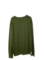 Nautica Mens Regular Fit V Neck Sweater XXL Green Solid