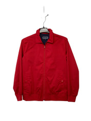 Club Room Mens Windbreaker Coat Medium Red Solid