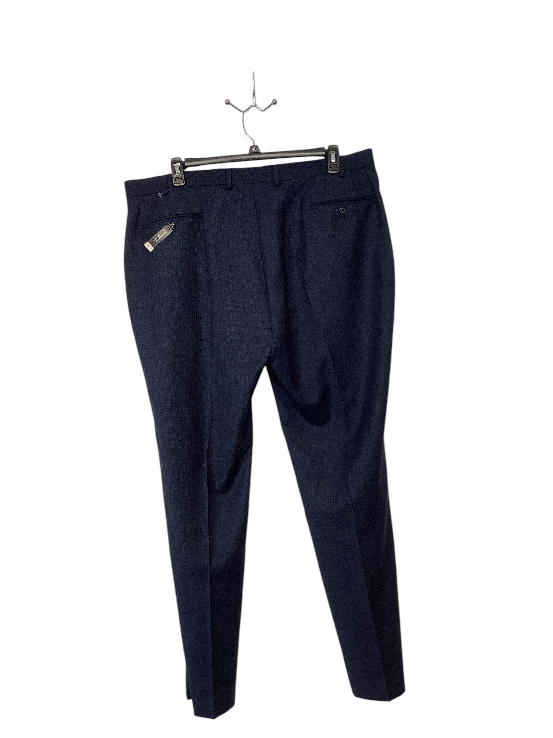 Lauren Ralph Lauren Mens Regular Fit Dress Pants Pants 42 x 32 Blue Plaid