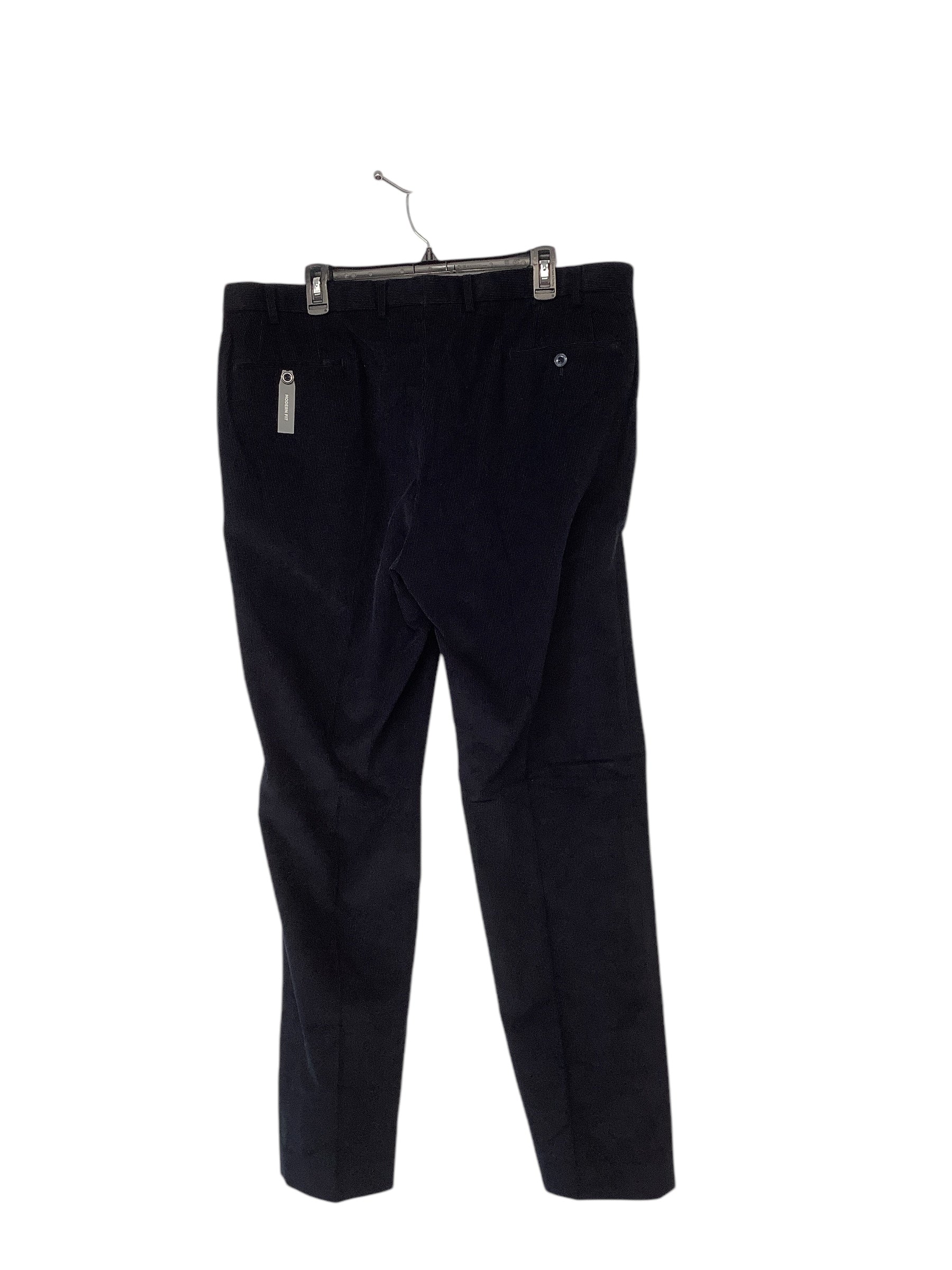 Michael Kors Mens Modern Fit Corduroys Pants 40 x 32 Blue Solid