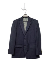 Haggar Mens Regular fit Sport Coat Blazer 44 R Navy Blue Solid