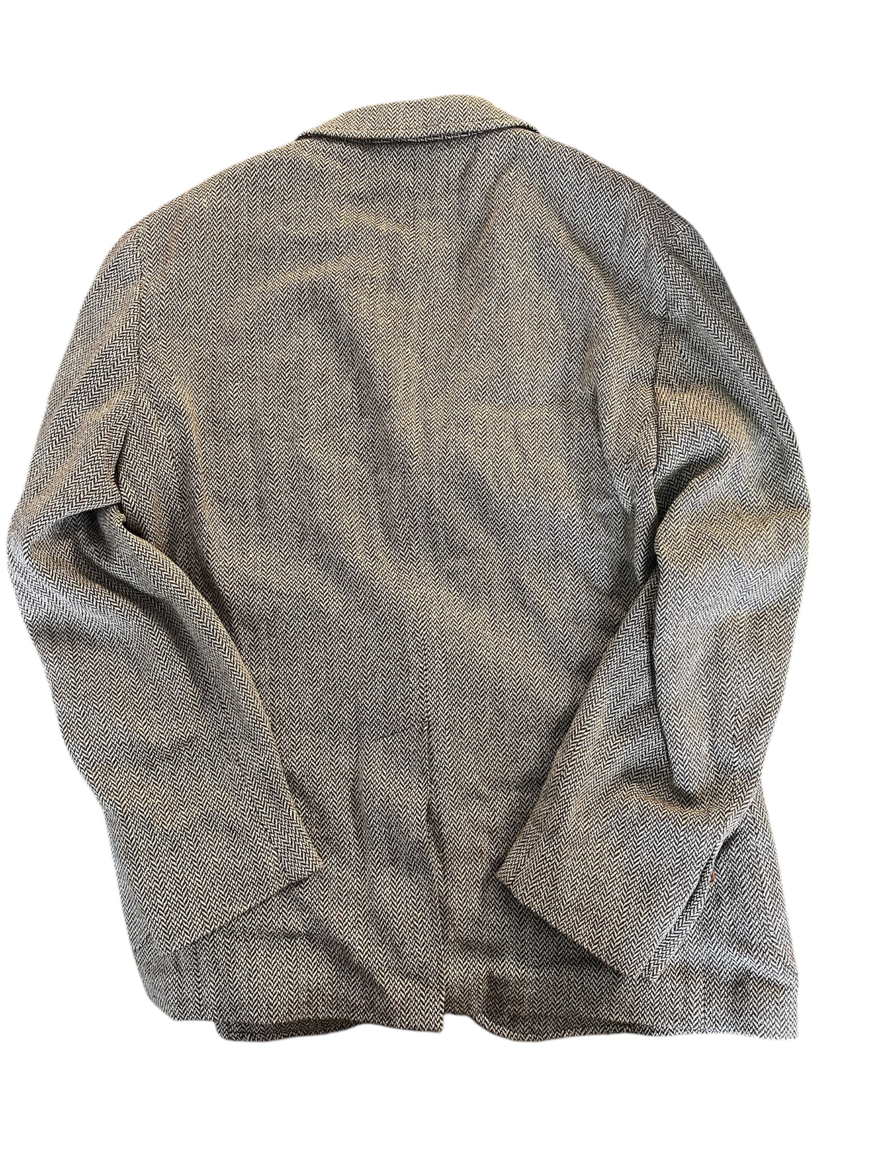 Polo Ralph Lauren Soft Herringbone Sport Coat Blazer 42R Brown / Tan Wool