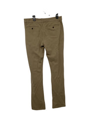 Paige Danford Stretch Mens Sateen Chino Pants Brown 34 x 32