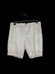 Hugo Boss Mens Slim Fit Chinos Shorts White Solid 40