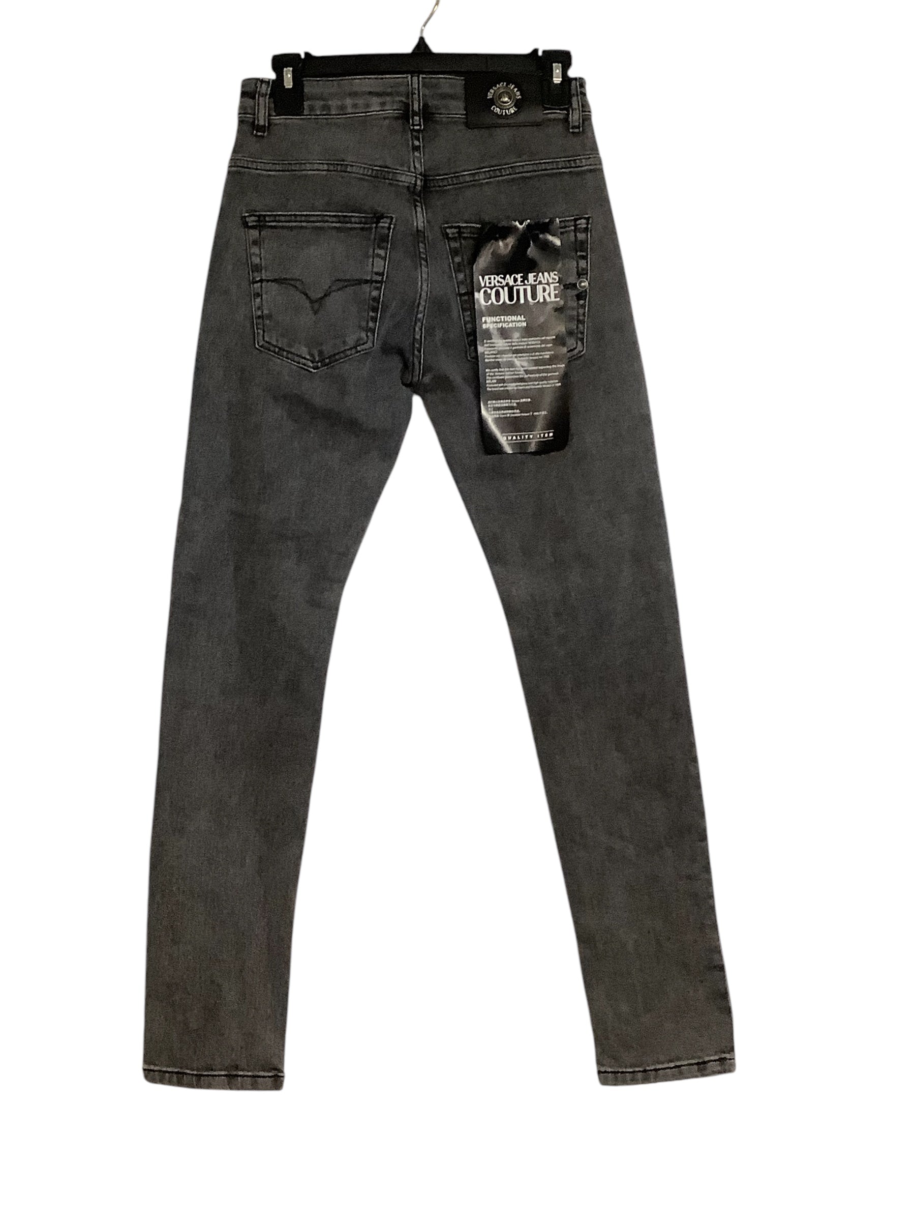 Versace Jeans Couture Mens Skinny Fit Jeans Size 29 / 30 Black