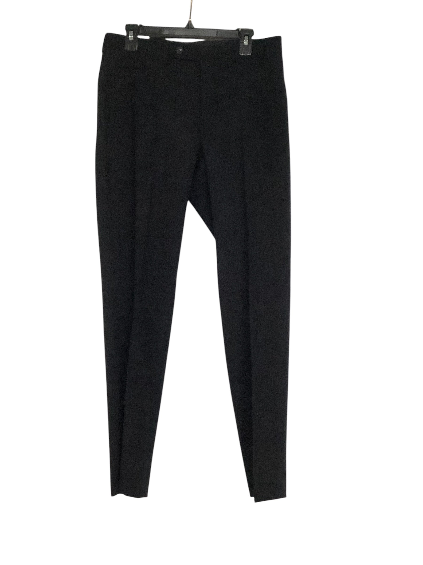 Perry Ellis Men's Modern-Fit Solid Black 2 Piece Suit 40L / 31 x 32