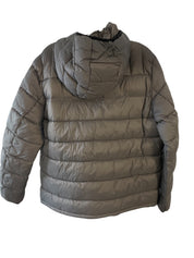 Club Room Mens Chevron Quilted Puffer Jacket Coat XXL Grey Solid