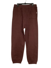 Jil Sander Mens drawstring cotton track sweat pants Large Dark Red