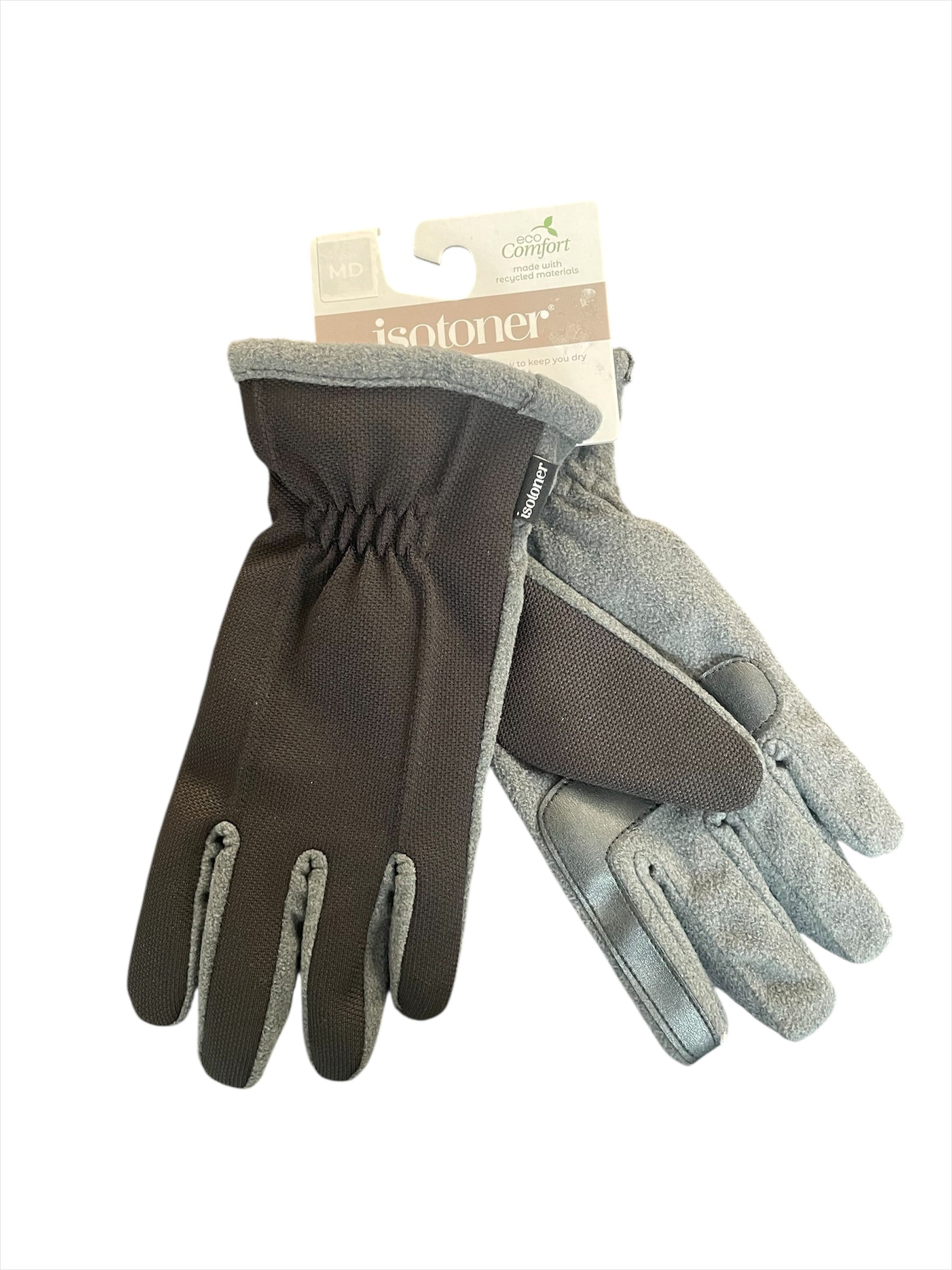 Isotoner Signature Men's Active Gloves Apparelgloves Grey Medium