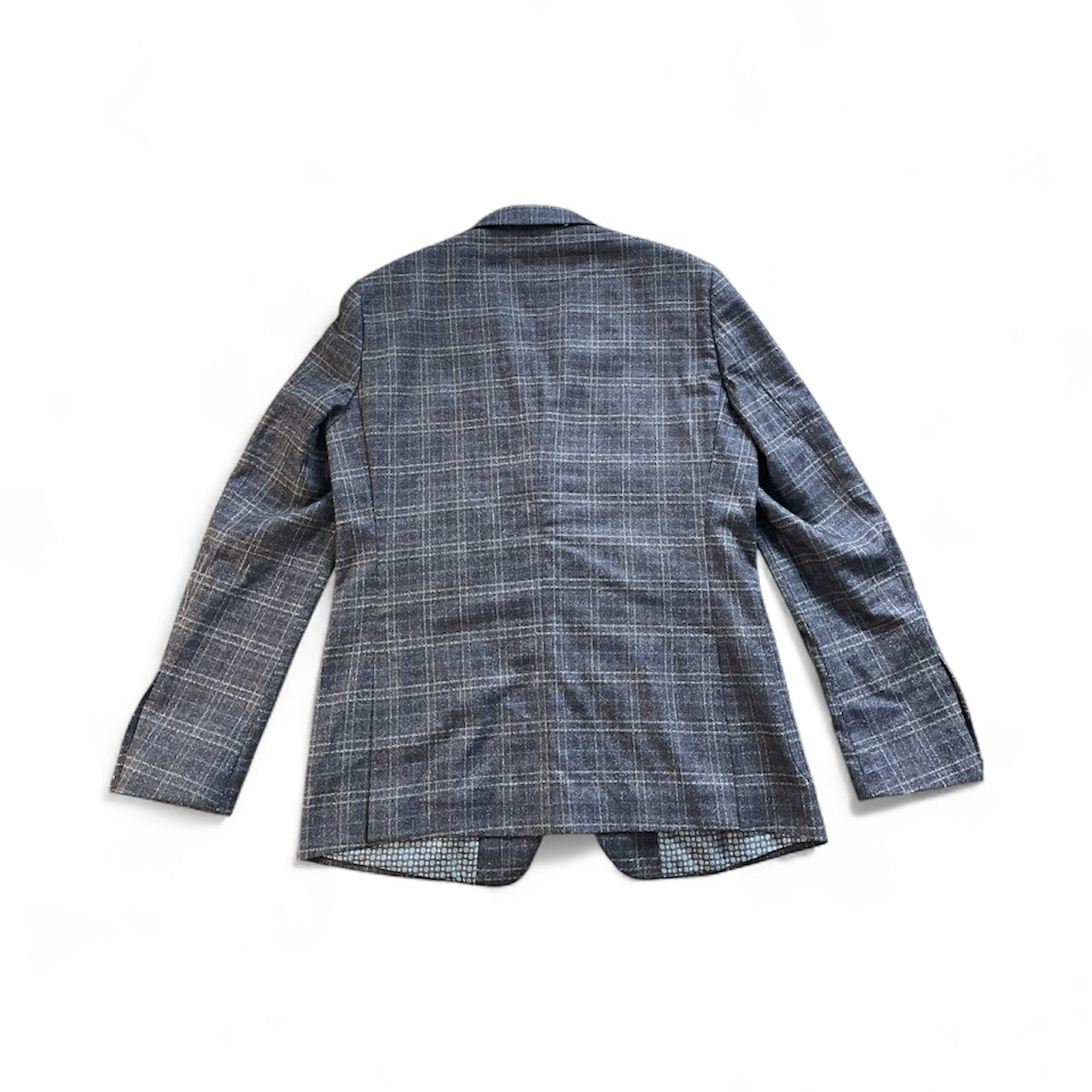 Tom Baine Mens Classic fit Sport Coat Blazer 42 R Blue Plaid