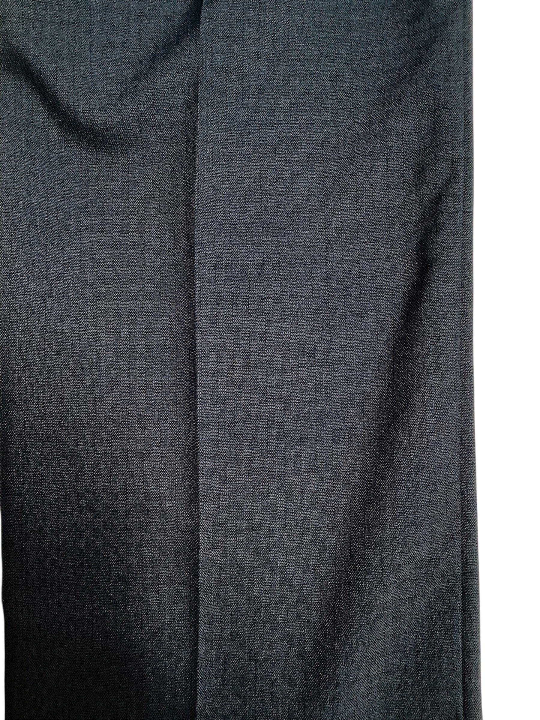 Perry Ellis Mens Slim fit Dress Pants 32 / 30 Navy Blue Check