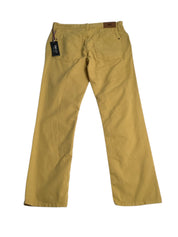 Tommy Hilfiger Mens Classic fit Casual Pants 31 / 30 Yellow Solid