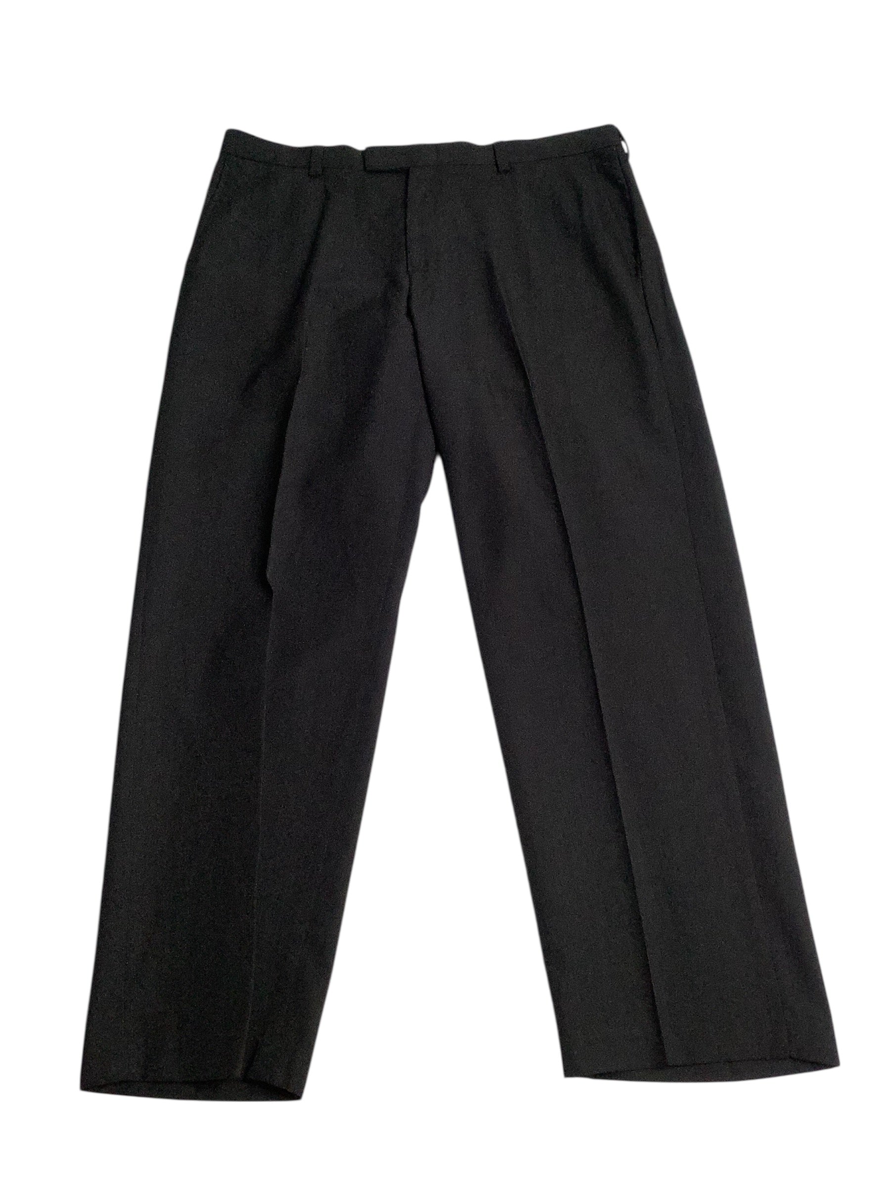 Kenneth Cole Reaction Mens Classic fit Dress Pants 36 / 30 Black Solid