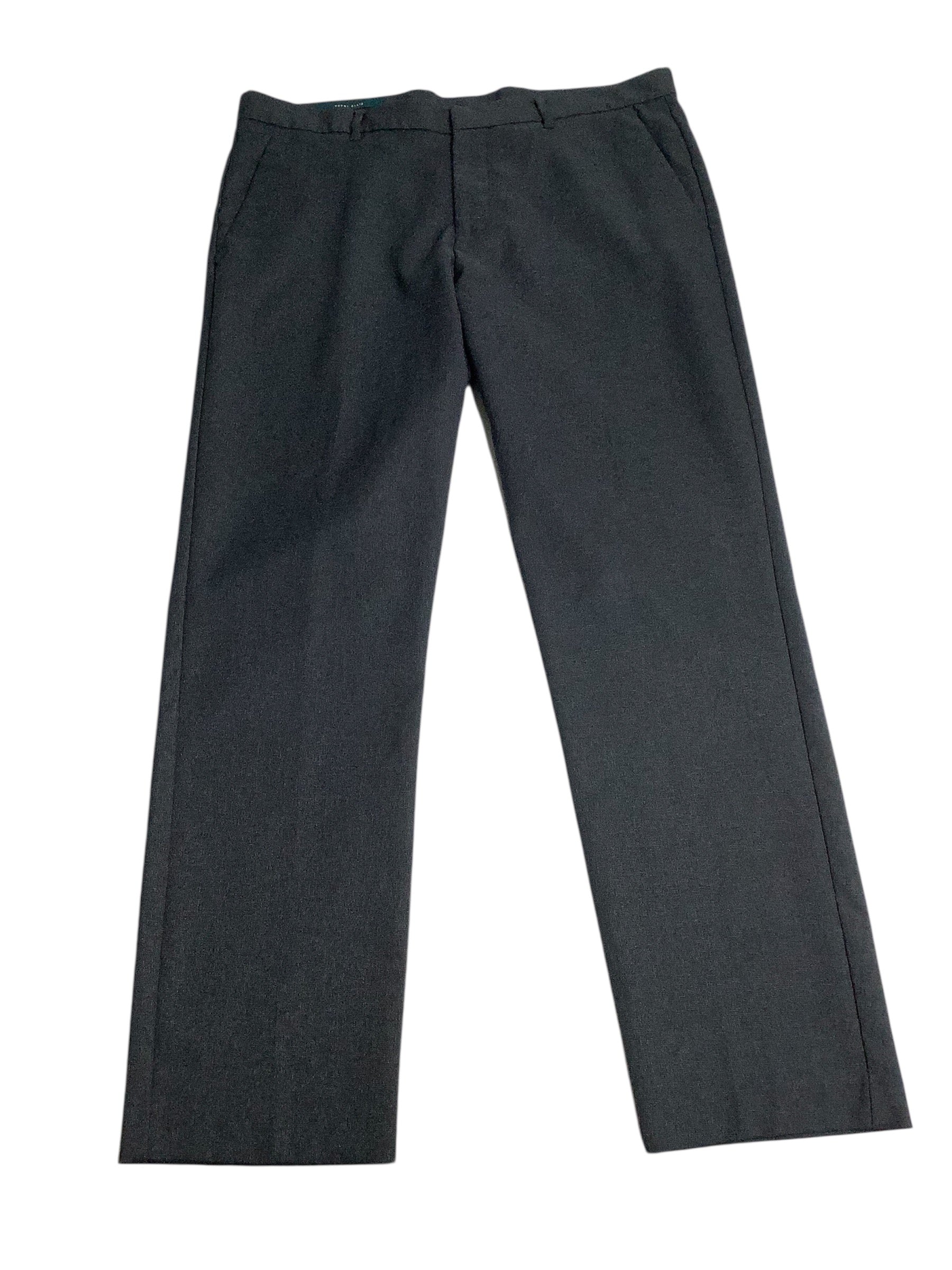 Perry Ellis Mens Slim fit Dress Pants 36 / 32 Navy Blue