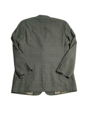 Perry Ellis Mens Modern fit Sport Coat Blazer 40 R Green Plaid