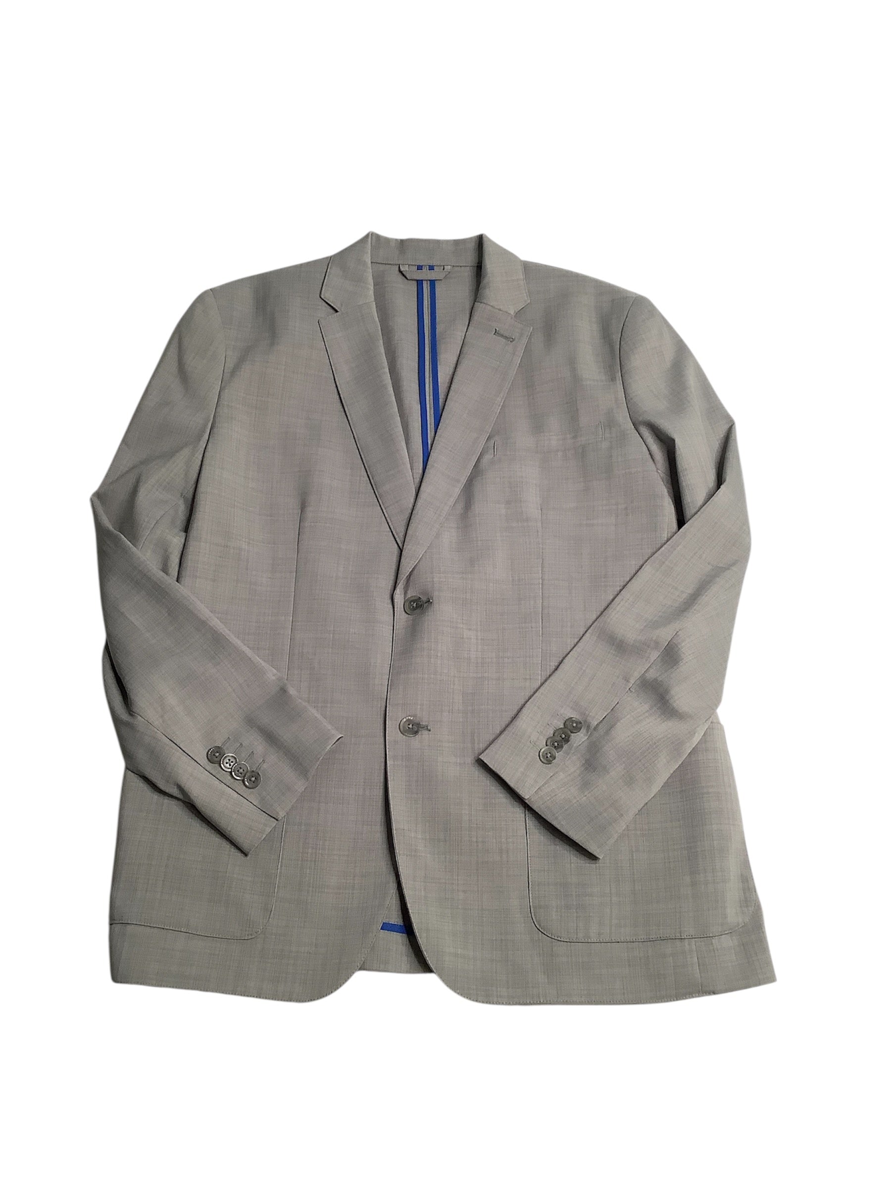 Alfani Mens Slim fit Sport Coat Blazer Large Grey