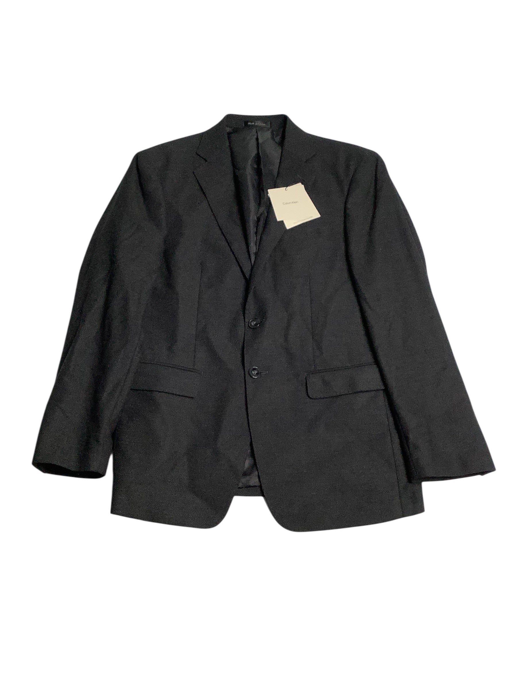 Calvin Klein Mens Slim fit Suit Jacket Blazer 38 S Dark Grey