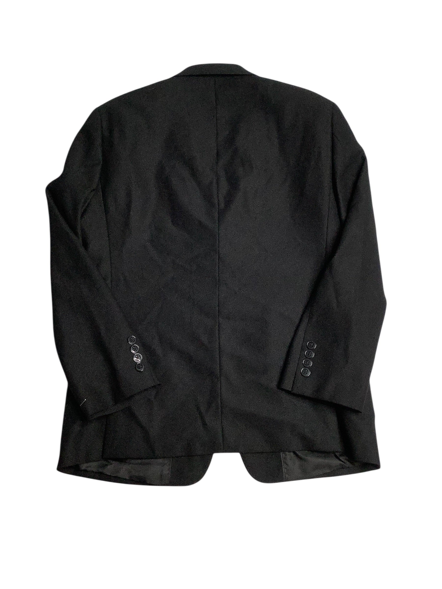 Calvin Klein Mens Slim fit Suit Jacket Blazer 46 S Black Solid