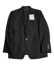 Calvin Klein Mens Slim fit Suit Jacket Blazer 46 S Black Solid