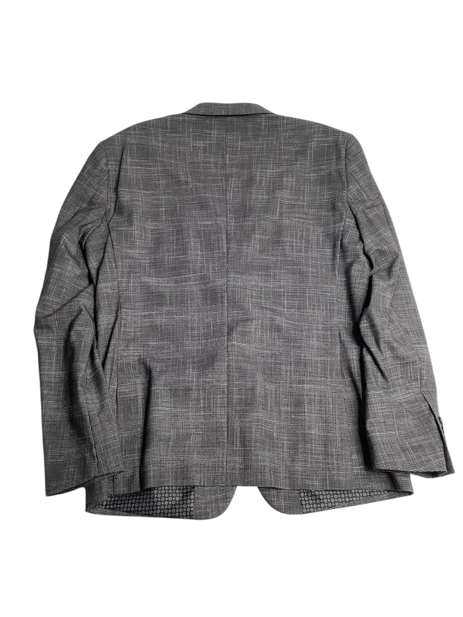 Tommy Hilfiger Mens Classic fit Sport Coat Blazer 44 XL Charcoal  Grey Plaid
