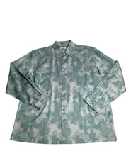 Mode of One Mens Regular fit Long Sleeve Button-Up Shirt Large Blue